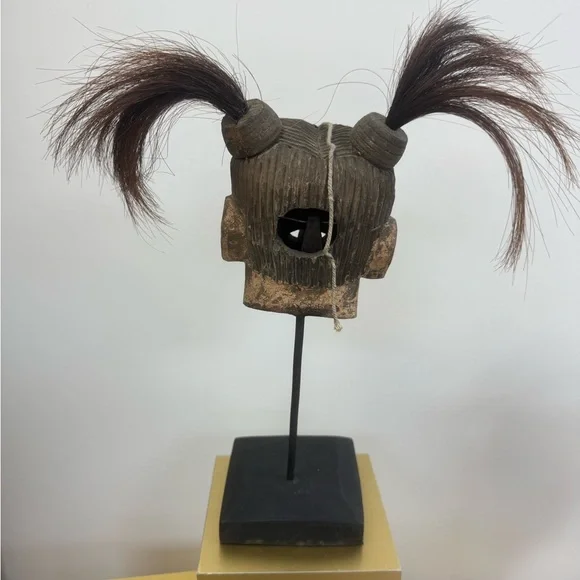 Burmese Animated Puppet Head on stand